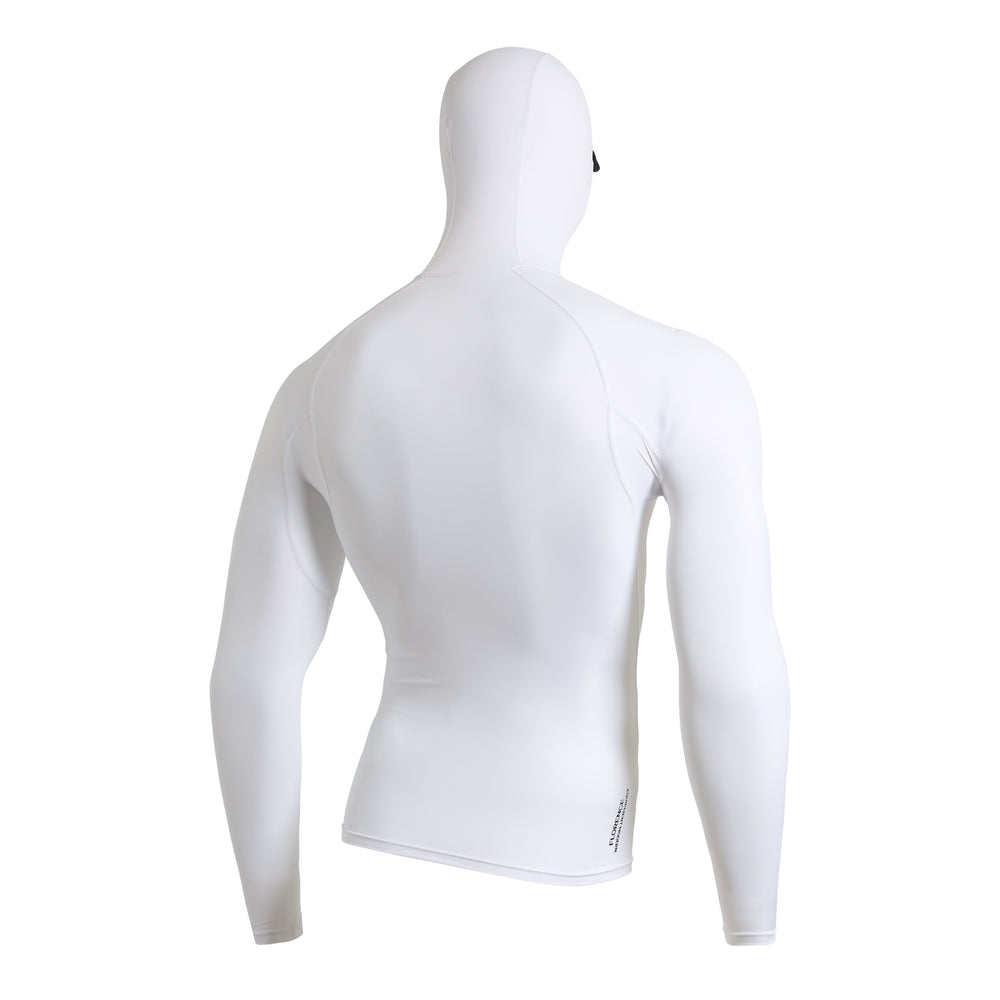 롱슬리브 후디드 래쉬가드 Long Sleeve Hooded Rashguard - White
