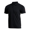 에어텍스® 컬러드 숏 슬리브 셔츠 Airtex® Collared Short Sleeve Shirt - Black