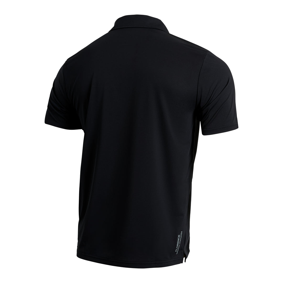 에어텍스® 컬러드 숏 슬리브 셔츠 Airtex® Collared Short Sleeve Shirt - Black