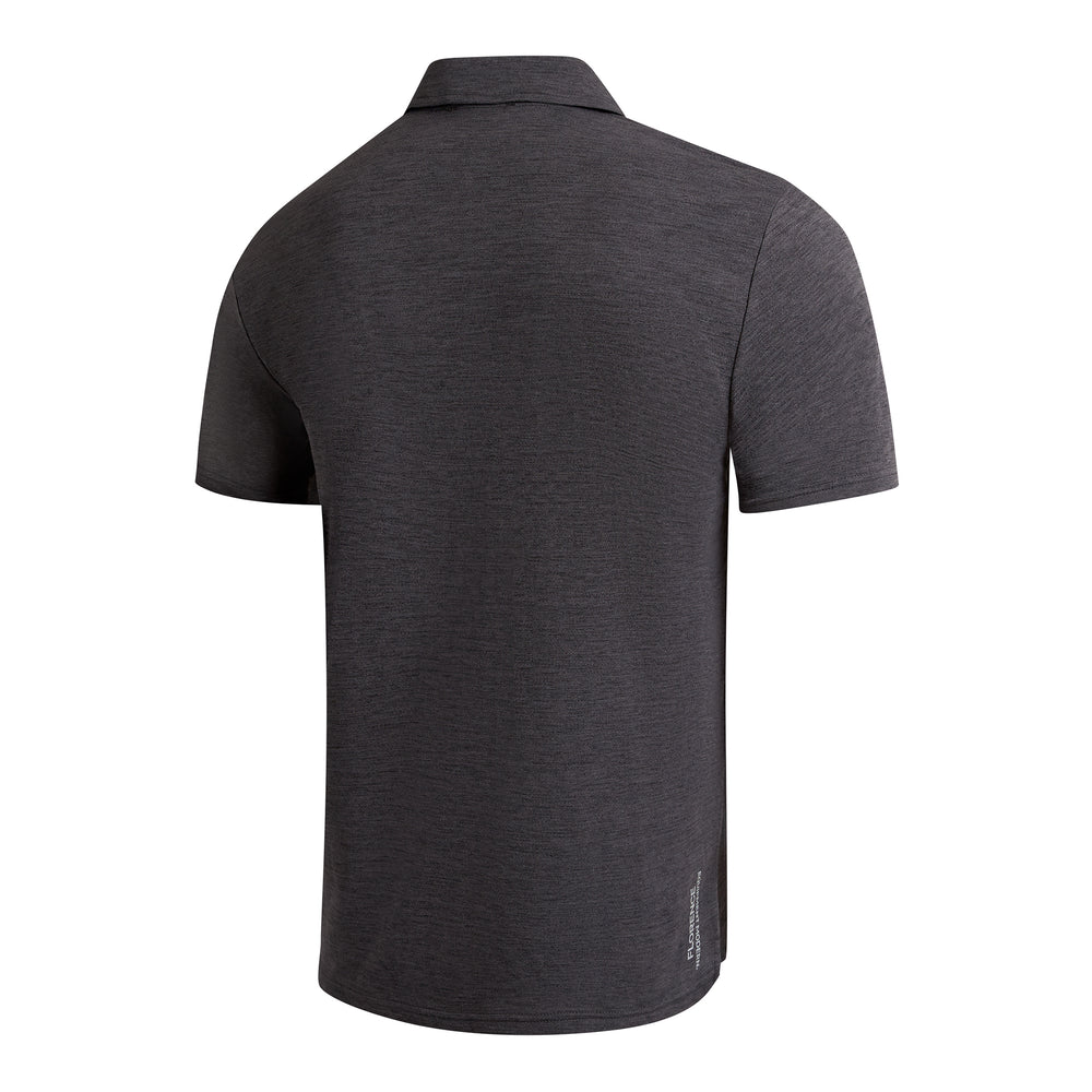 에어텍스® 컬러드 숏 슬리브 셔츠 Airtex® Collared Short Sleeve Shirt - Heather Charcoal