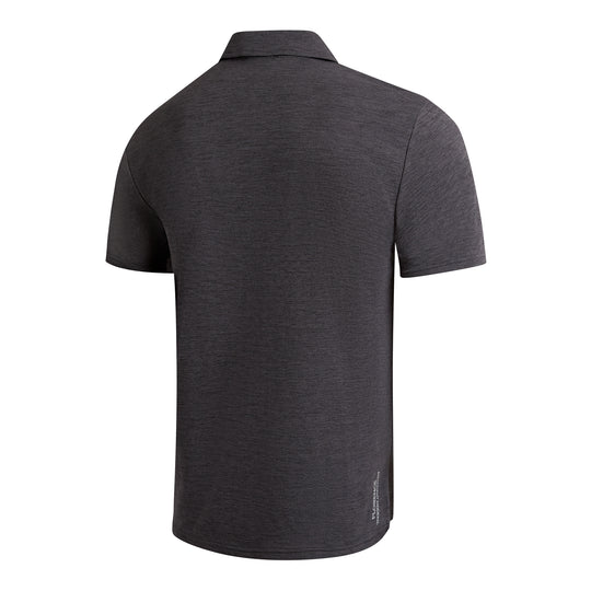 에어텍스® 컬러드 숏 슬리브 셔츠 Airtex® Collared Short Sleeve Shirt - Heather Charcoal