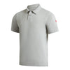 에어텍스® 컬러드 숏 슬리브 셔츠 Airtex® Collared Short Sleeve Shirt - Light Heather Grey