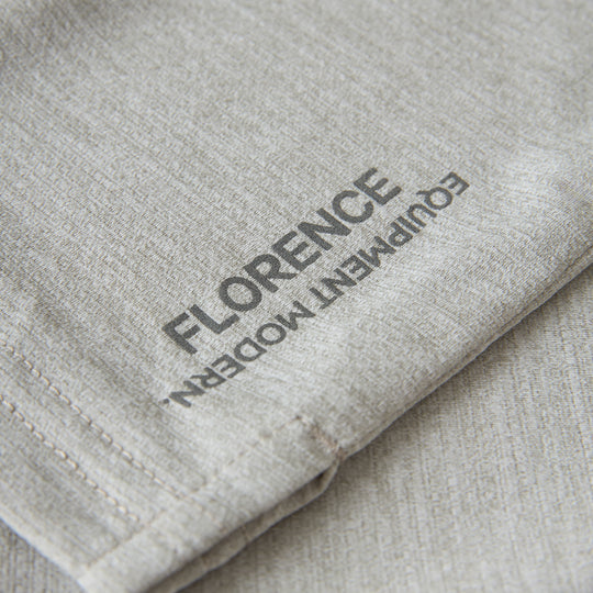 에어텍스® 컬러드 숏 슬리브 셔츠 Airtex® Collared Short Sleeve Shirt - Light Heather Grey
