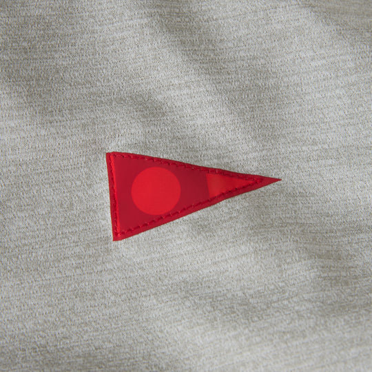 에어텍스® 컬러드 숏 슬리브 셔츠 Airtex® Collared Short Sleeve Shirt - Light Heather Grey
