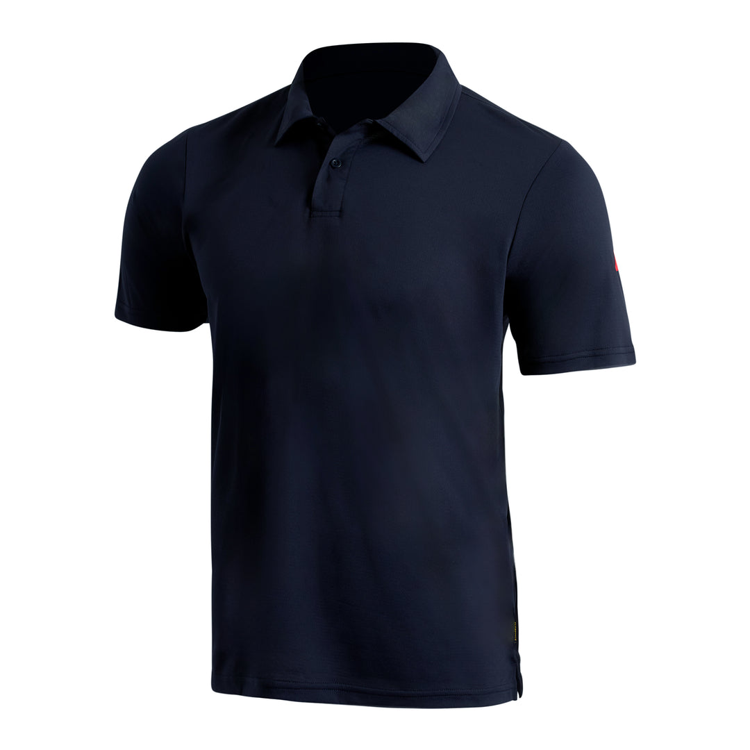 에어텍스® 컬러드 숏 슬리브 셔츠 Airtex® Collared Short Sleeve Shirt - Navy