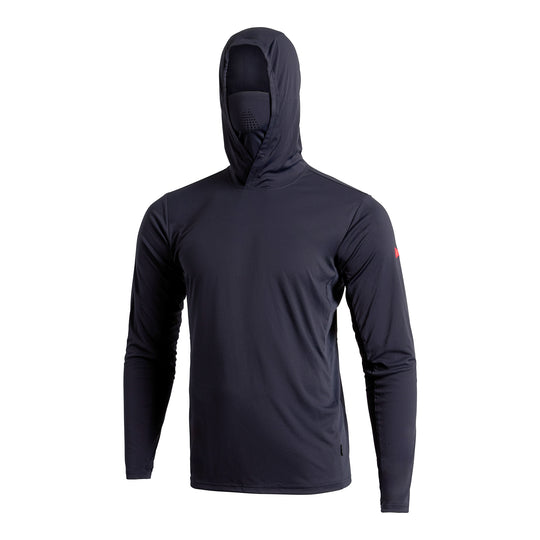 선 프로 롱 슬리브 후디드 맥스 UPF 셔츠 Sun Pro Long Sleeve Hooded Max UPF Shirt - Department Navy