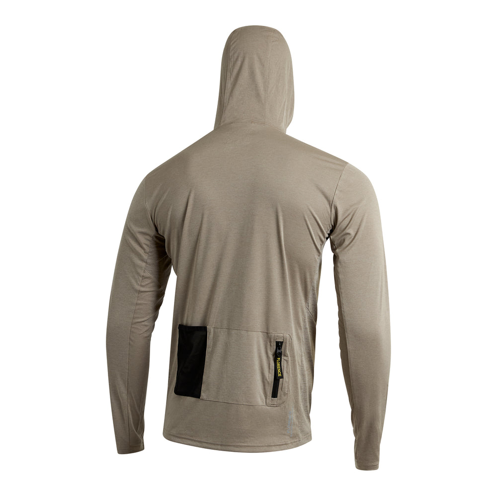 선 프로 롱 슬리브 후디드 맥스 UPF 셔츠 Sun Pro Long Sleeve Hooded Max UPF Shirt - Heather Vintage Khaki