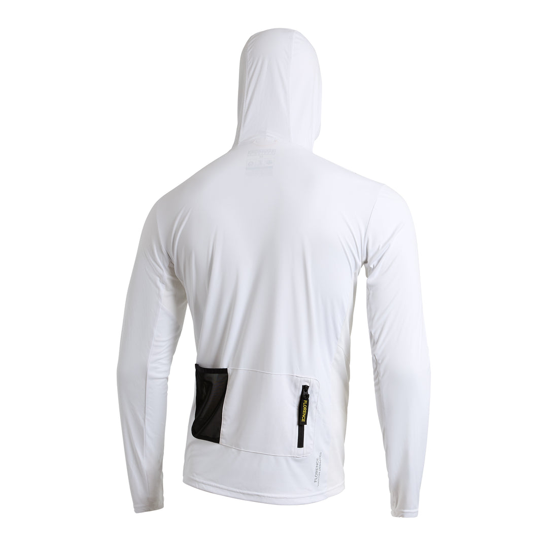 선 프로 롱 슬리브 후디드 맥스 UPF 셔츠 Sun Pro Long Sleeve Hooded Max UPF Shirt - White
