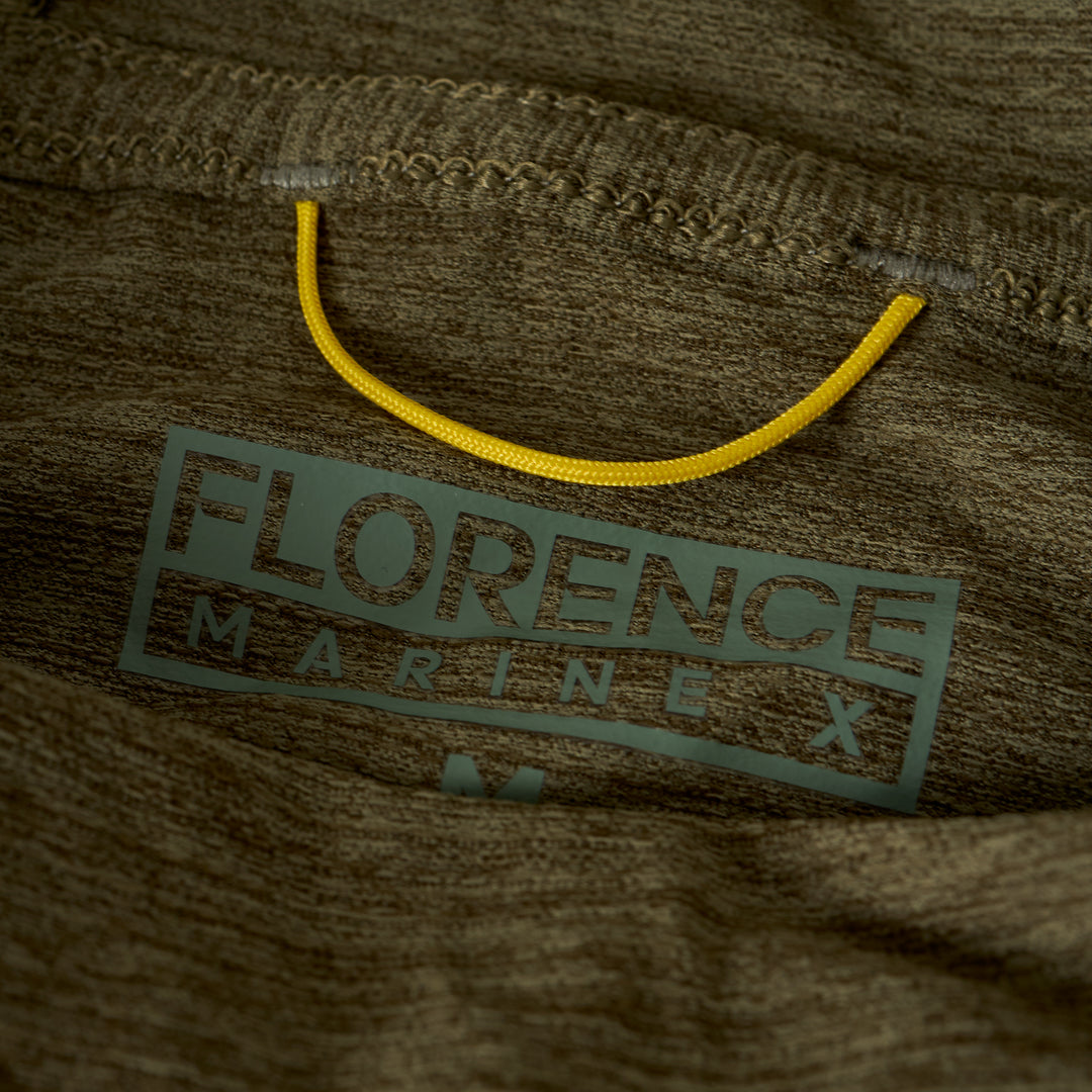 에어텍스® 바라클라바 롱슬리브 후디드 셔츠 Airtex® Balaclava Long Sleeve Hooded Shirt - Heather Burnt Olive