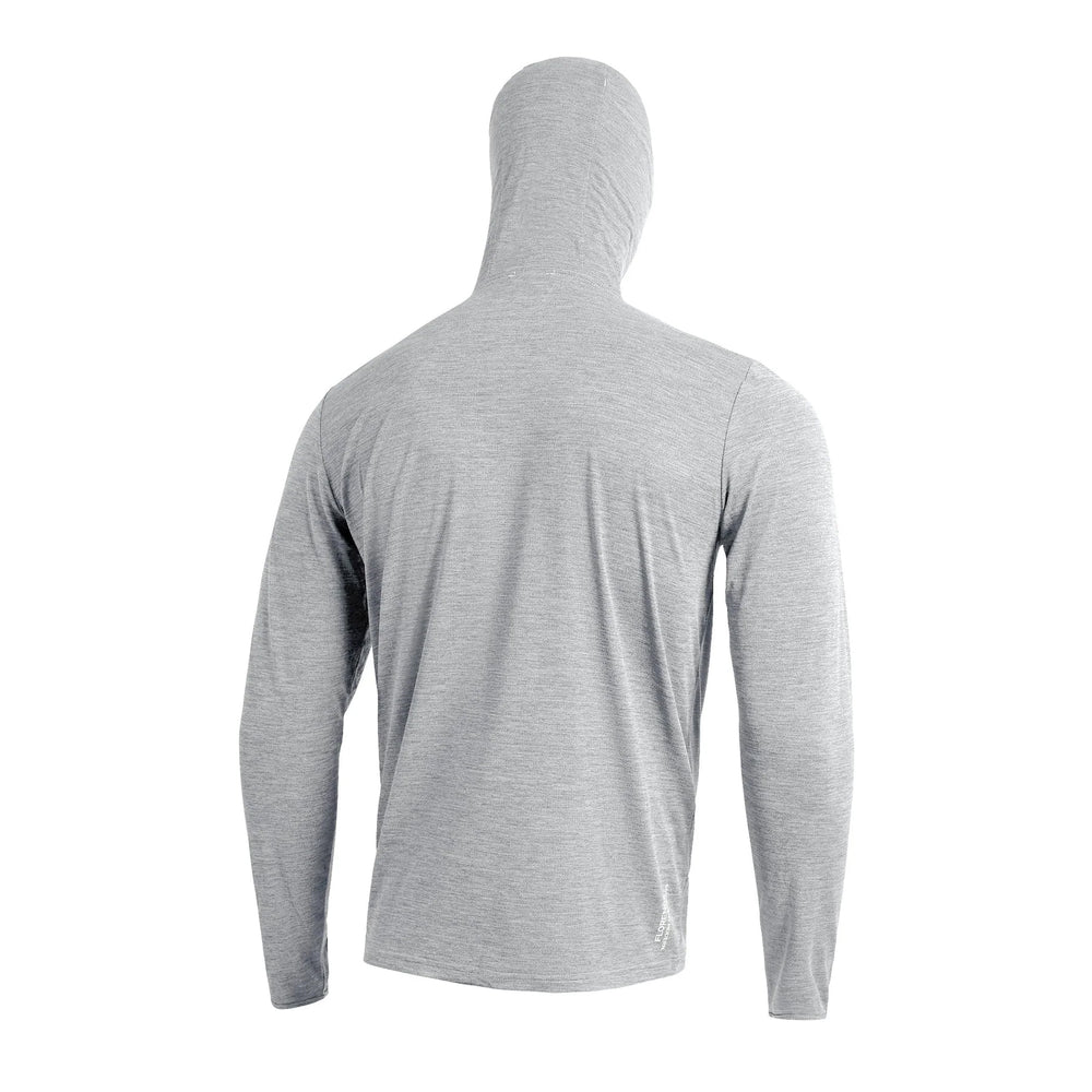 에어텍스® 바라클라바 롱슬리브 후디드 셔츠 Airtex® Balaclava Long Sleeve Hooded Shirt - Light Heather Grey