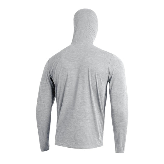 에어텍스® 바라클라바 롱슬리브 후디드 셔츠 Airtex® Balaclava Long Sleeve Hooded Shirt - Light Heather Grey