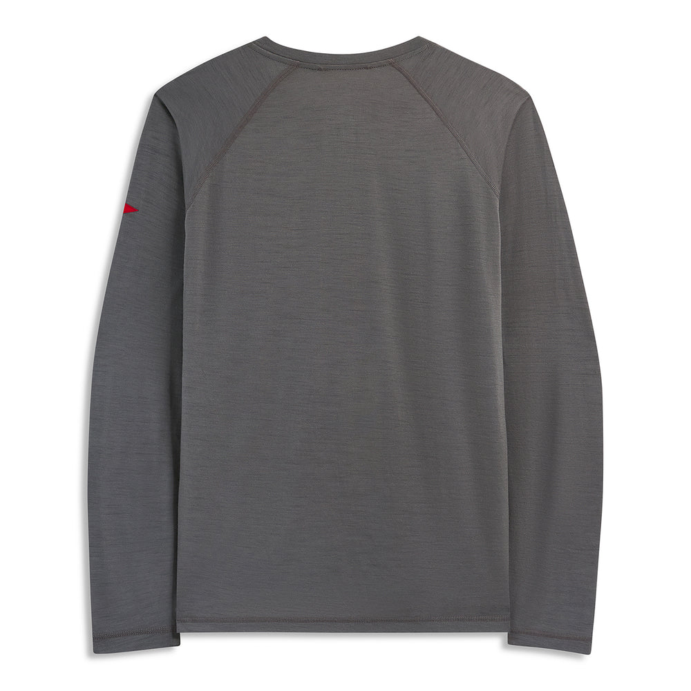 메리노 울 롱 슬리브 셔츠 Merino Wool Long Sleeve Shirt - Cement