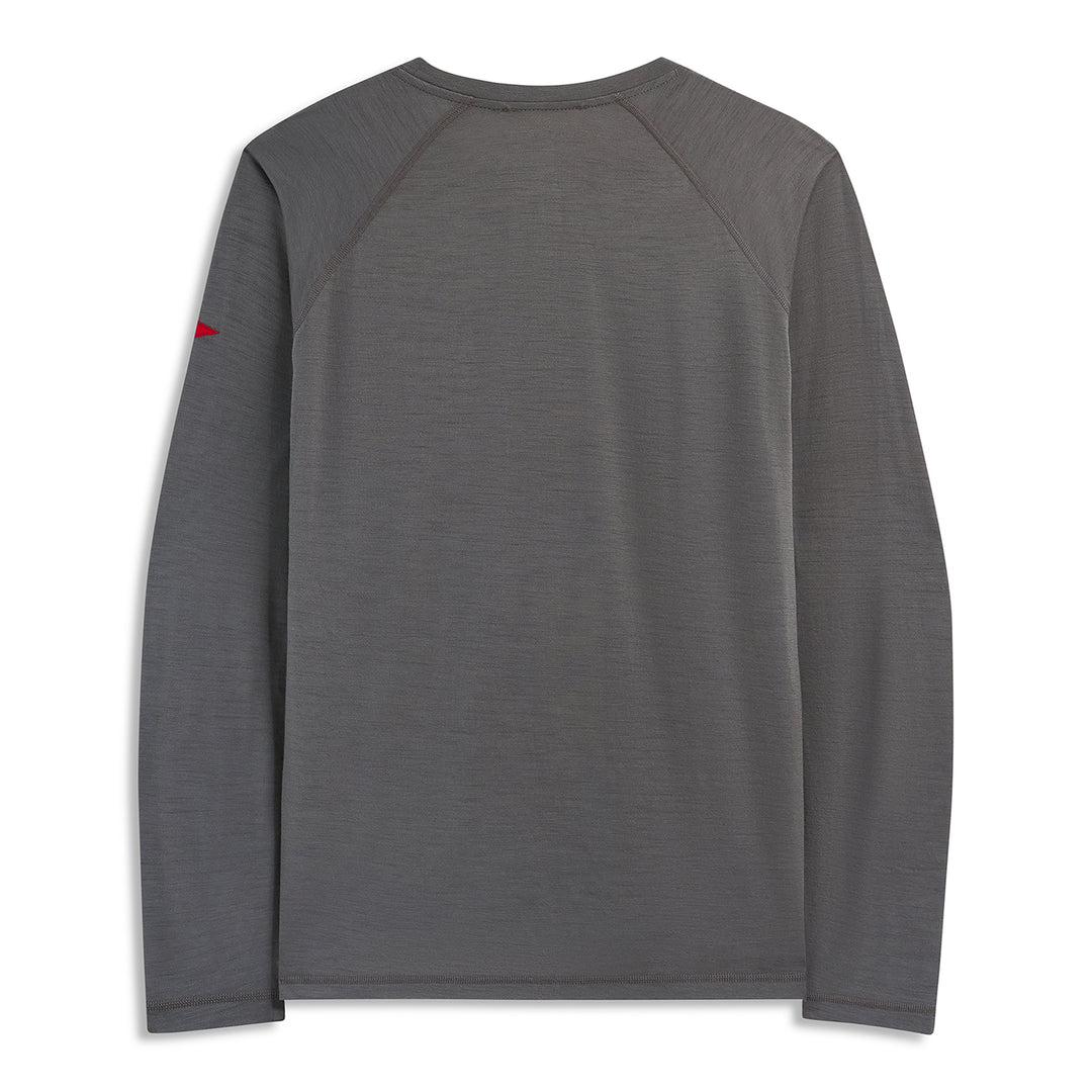 메리노 울 롱 슬리브 셔츠 Merino Wool Long Sleeve Shirt - Cement