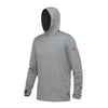 [UPF50+] 어댑트 롱 슬리브 후디드 UPF 셔츠 Adapt Long Sleeve Hooded UPF Shirt - Light Heather Grey