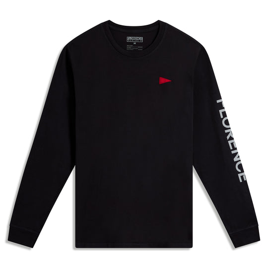 버지 롱 슬리브 티셔츠 Burgee Long Sleeve T-Shirt - Black