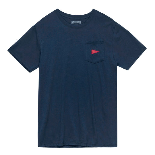 버지 포켓 티셔츠 Burgee Pocket T-Shirt - Dark Navy
