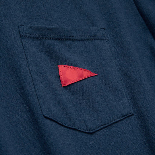 버지 포켓 티셔츠 Burgee Pocket T-Shirt - Dark Navy