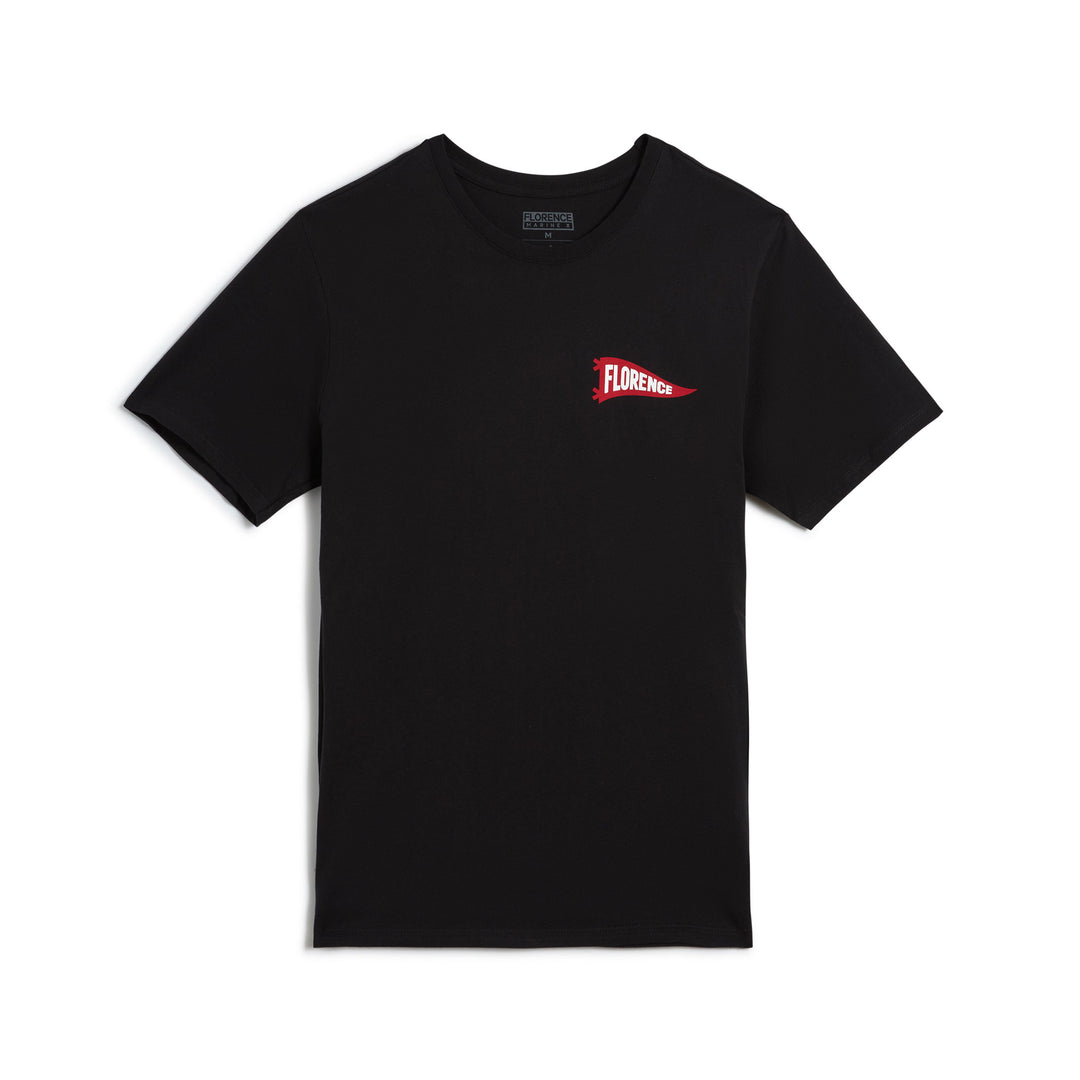 페넌트 티셔츠 Pennant T-Shirt - Black