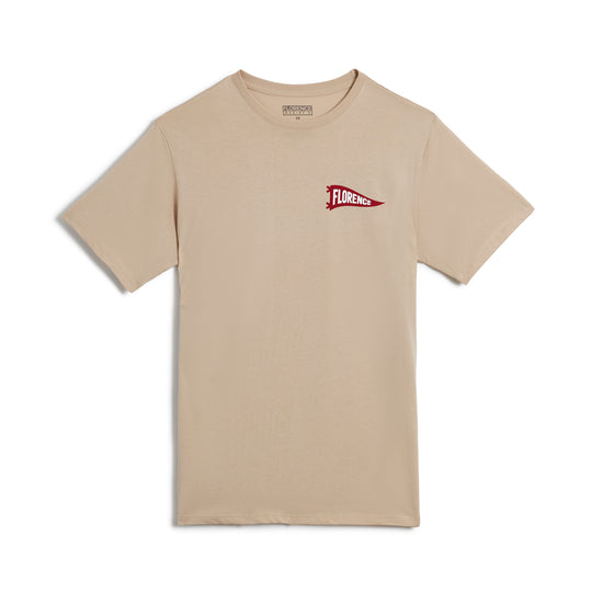 페넌트 티셔츠 Pennant T-Shirt - Tan