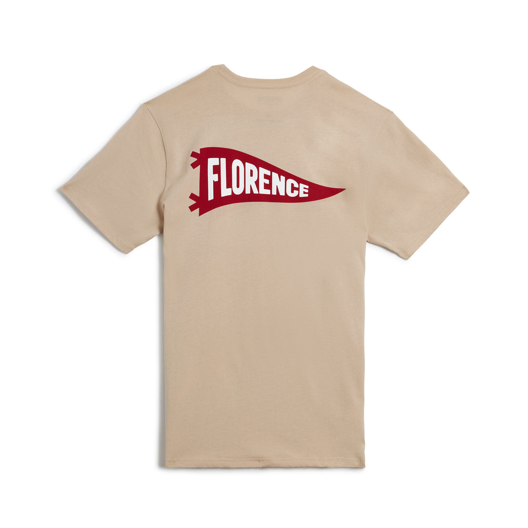 페넌트 티셔츠 Pennant T-Shirt - Tan