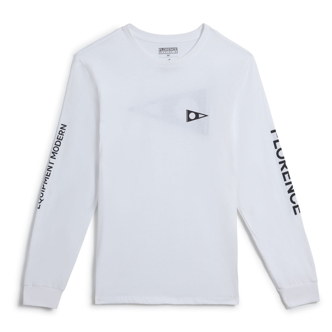 포뮬러 롱 슬리브 티셔츠 Formula Long Sleeve T-Shirt - White