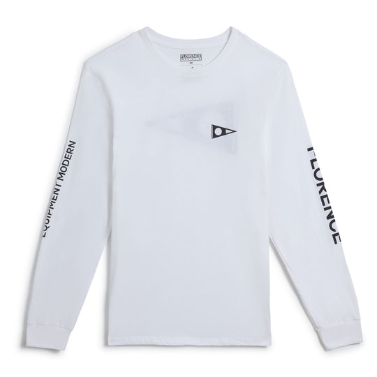 포뮬러 롱 슬리브 티셔츠 Formula Long Sleeve T-Shirt - White