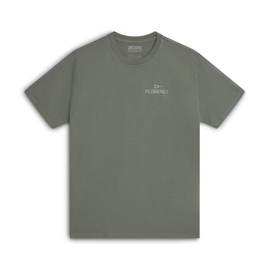 크루 티셔츠 Crew T-Shirt - Moss Grey