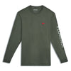 버지 롱 슬리브 티셔츠 Burgee Long Sleeve T-Shirt - Moss Grey