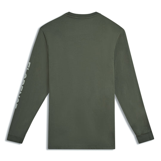 버지 롱 슬리브 티셔츠 Burgee Long Sleeve T-Shirt - Moss Grey