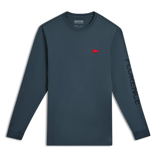 버지 롱 슬리브 티셔츠 Burgee Long Sleeve T-Shirt - Storm