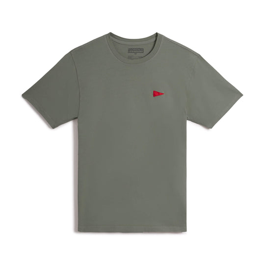 버지 티셔츠 Burgee T-Shirt - Moss Grey