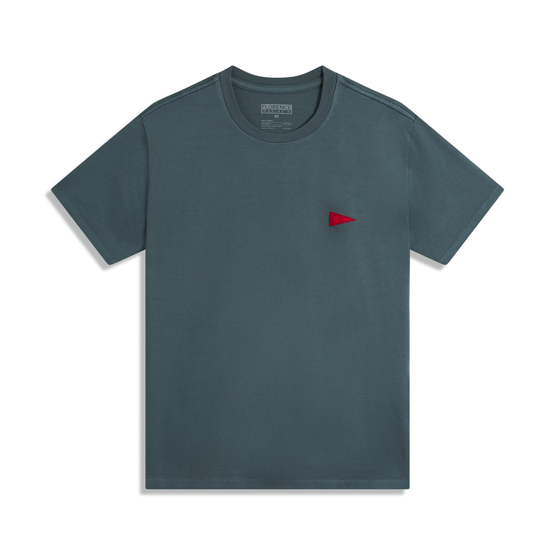 버지 티셔츠 Burgee T-Shirt - Dark Prado