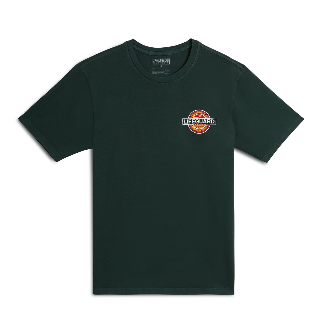 노스 쇼어 라이프가드 어소시에이션 티셔츠 North Shore Lifeguard Association T-Shirt - Dark Emerald
