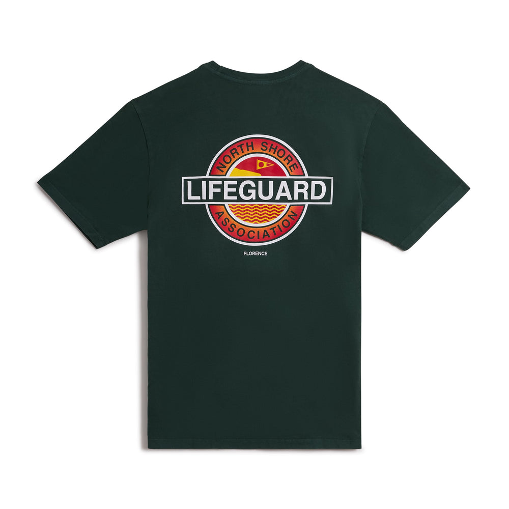 노스 쇼어 라이프가드 어소시에이션 티셔츠 North Shore Lifeguard Association T-Shirt - Dark Emerald