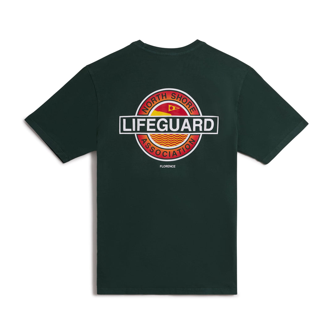 노스 쇼어 라이프가드 어소시에이션 티셔츠 North Shore Lifeguard Association T-Shirt - Dark Emerald