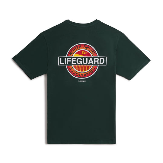 노스 쇼어 라이프가드 어소시에이션 티셔츠 North Shore Lifeguard Association T-Shirt - Dark Emerald