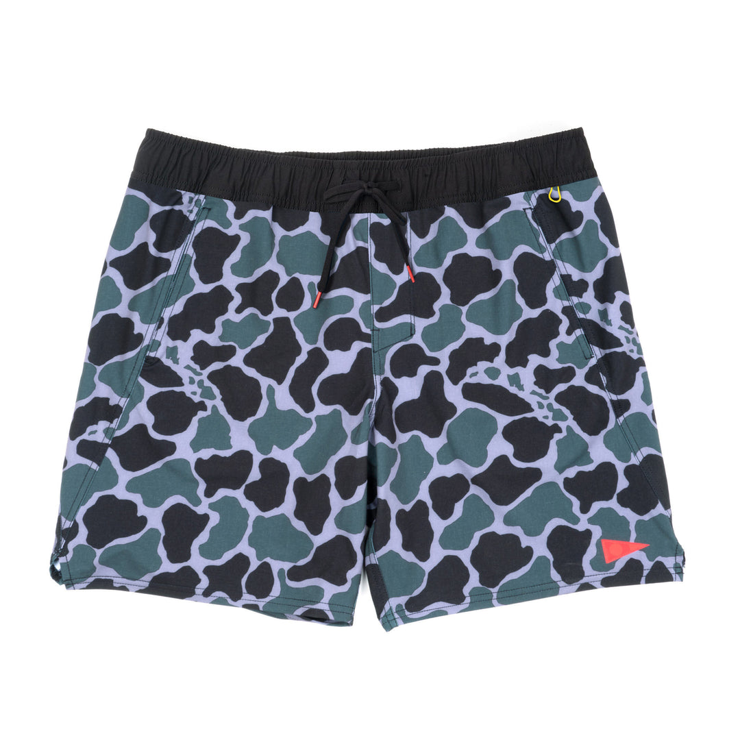 스탠다드 이슈 엘라스틱 숏 Standard Issue Elastic Short - Dark Emerald Camo