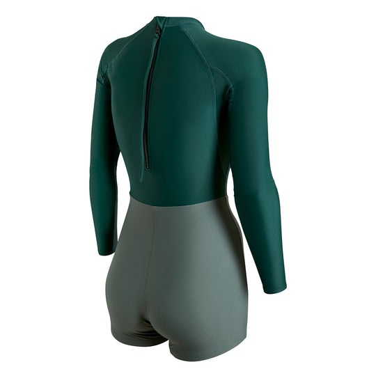 우먼즈 롱 슬리브 서프슈트 Women's Long Sleeve Surfsuit - Pine
