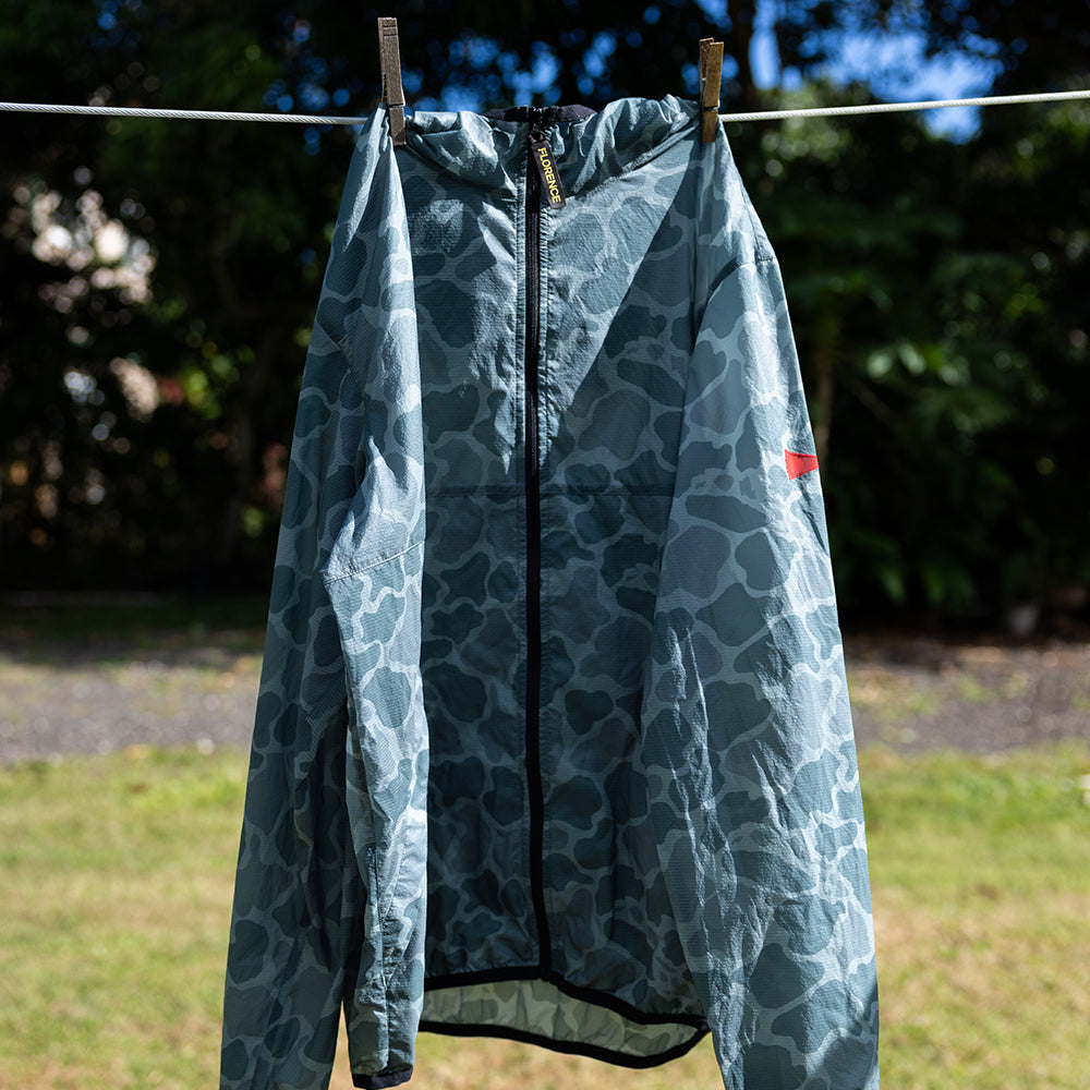 패러슈트 울트라라이트 패커블 재킷 Parachute Ultralight Packable Jacket - Light Sea Blue Camo