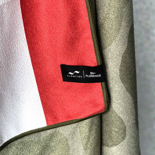 [Florence x Slowtide] 하와이안 플래그 카모 퀵 드라이 타월 Hawaiian Flag Camo Quick Dry Towel