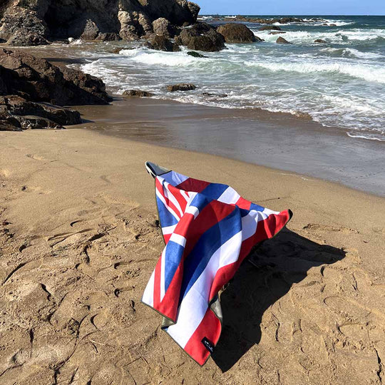 [Florence x Slowtide] 하와이안 플래그 카모 퀵 드라이 타월 Hawaiian Flag Camo Quick Dry Towel
