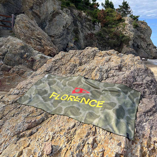 [Florence x Slowtide] 하와이안 플래그 카모 퀵 드라이 타월 Hawaiian Flag Camo Quick Dry Towel