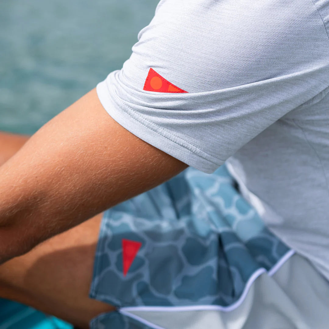 에어텍스® 숏 슬리브 셔츠 Airtex® Short Sleeve Shirt - Light Heather Grey